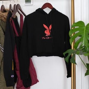 *Never Worn* Playboy Tokyo Cropped Hoodie